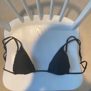ViX Paula Hermanny Black Bikini Top, M